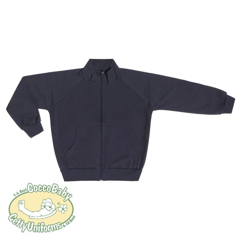 Stock Felpa lupetto zip leggero, unisex